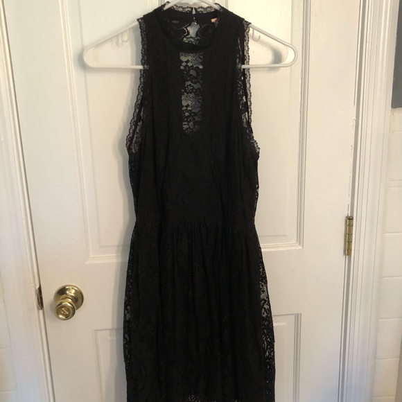 Free People Dresses & Skirts - Free People Black Lace Cocktail Dress